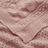 cam cam copenhagen Pointelle Baby Striktæppe - GOTS - Sorbet