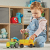 learning resources LER7746 Peeksville™ Haul & Seek Tractor™