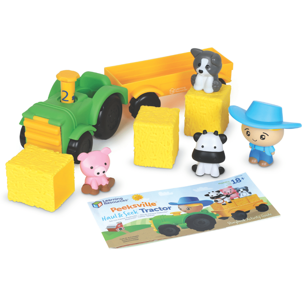 learning resources LER7746 Peeksville Haul and Seek Tractor