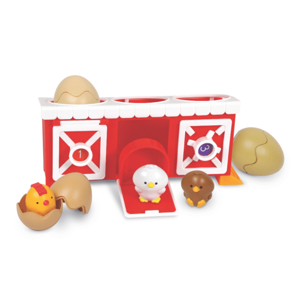 learning resources LER7747 Peeksville™ Hide & Cheep Chicken Coop