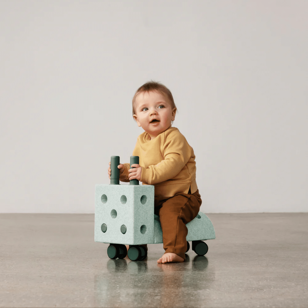 MODU Gåvogn - Tiny Ride - 10 Dele - 40x20x36 cm - Ocean Mint/For