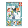 Educa 12-16-20-25 When I Grow Old I Want To Be 4 Progressive Puzzles Item No. 80-17146 når jeg bliver stor puslespil