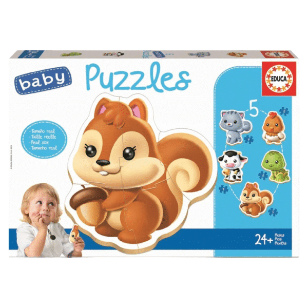 Educa Baby 5 puzzles Vehicles 24 months