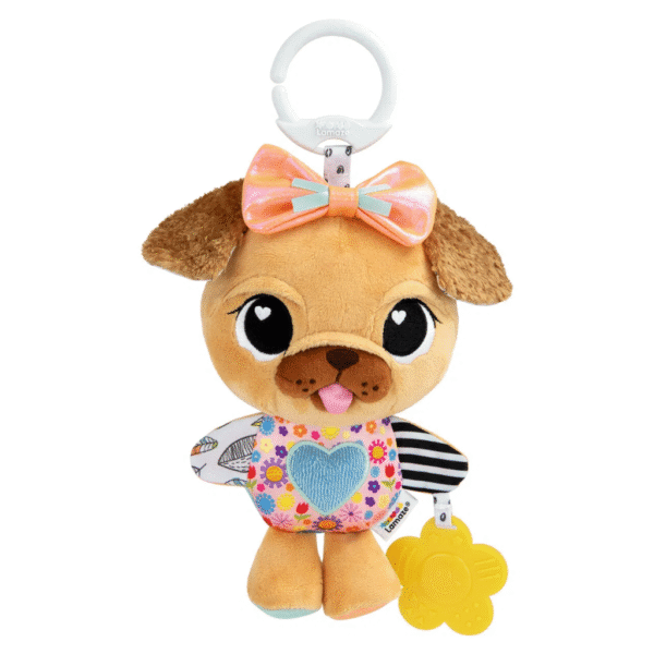 Lamaze Lovey The Pug Clip & Go Item No. 941-27496 Aktiveringslegetøj til barnevogn