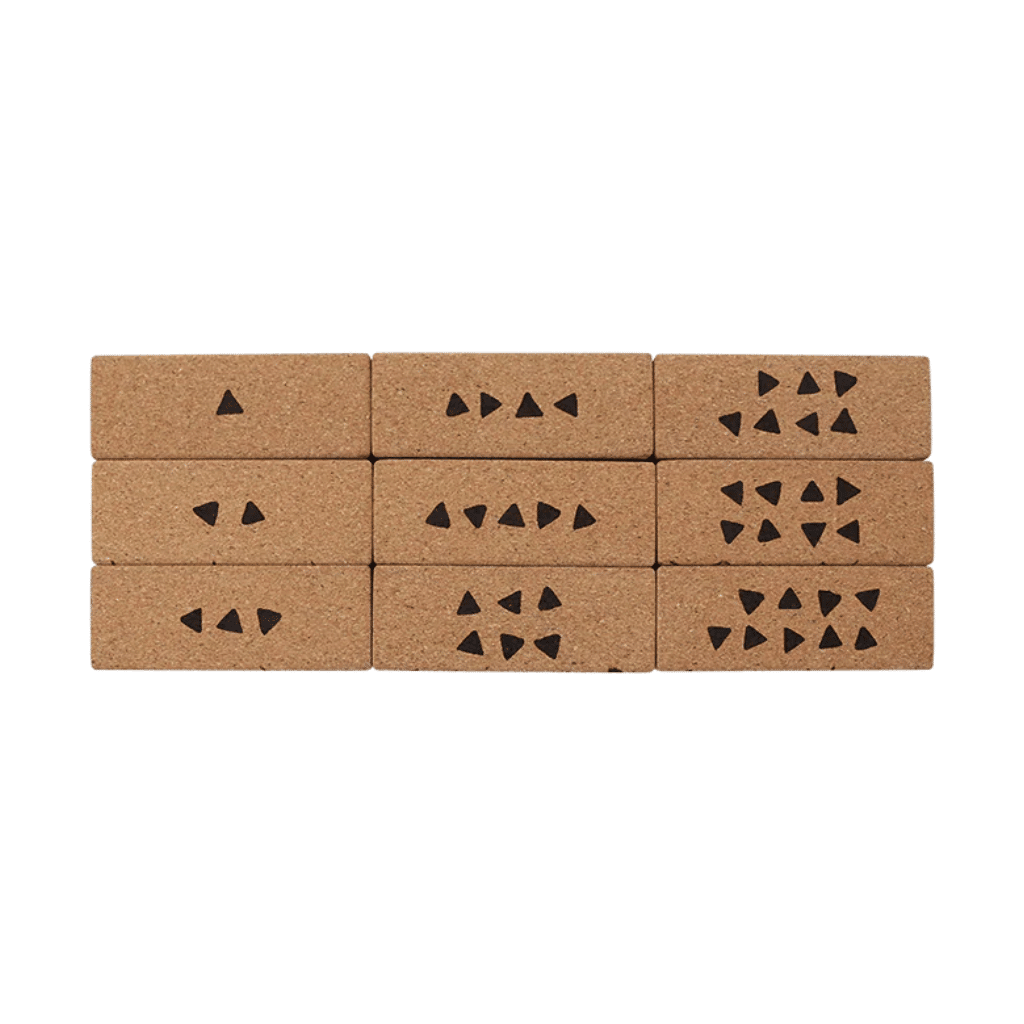 by klipklap Building Blocks 100000916 korkklodser med tal