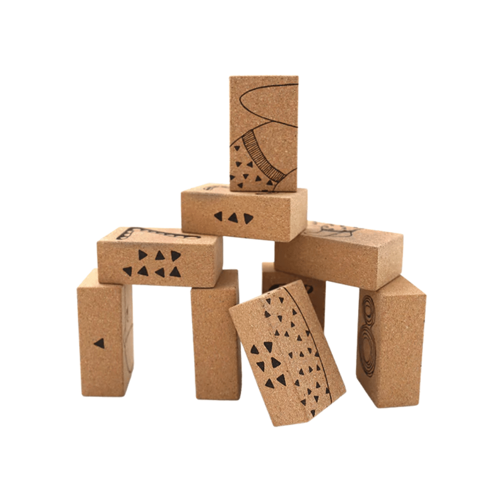 by klipklap Building Blocks 100000916 korkklodser med tal