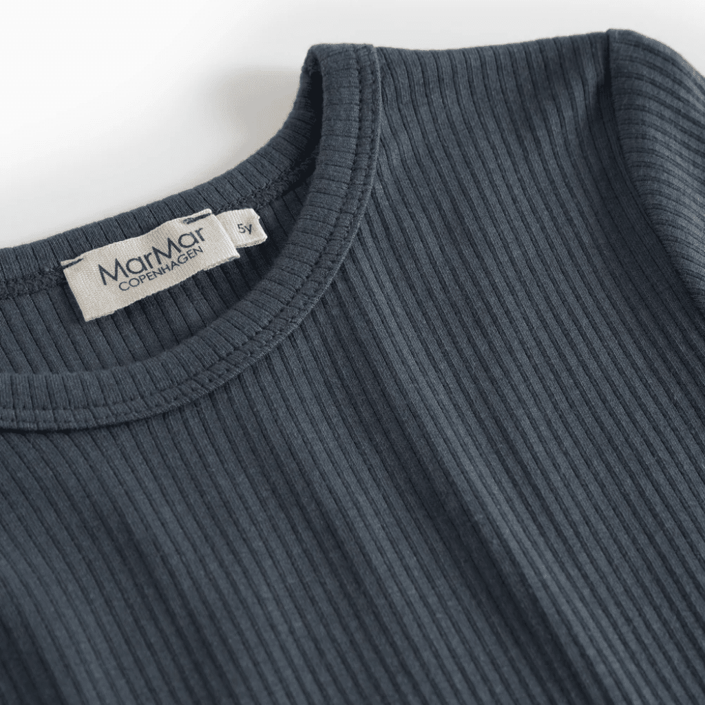 marmar copenhagen langærmet 100-001-32 Plain Tee LS, T-shirt - 0452 blue