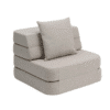 By KlipKlap KK 3 Fold Sofa Single Beige m. Sand 25050009