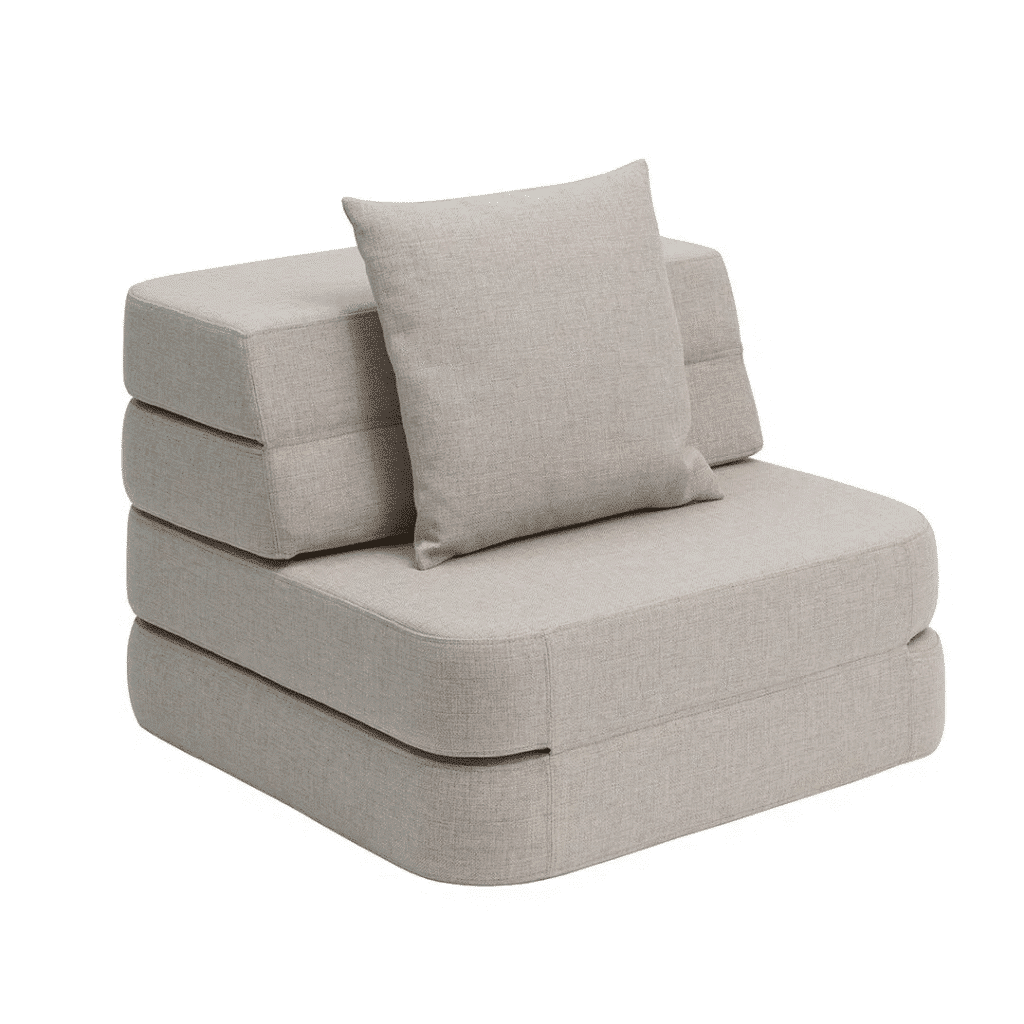 By KlipKlap KK 3 Fold Sofa Single Beige m. Sand 25050009