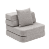By KlipKlap KK 3 Fold Sofa Single Multi Grå m. Grå 25050013