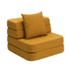 By KlipKlap KK 3 Fold Sofa Single Mustard m. Mustard 25050014