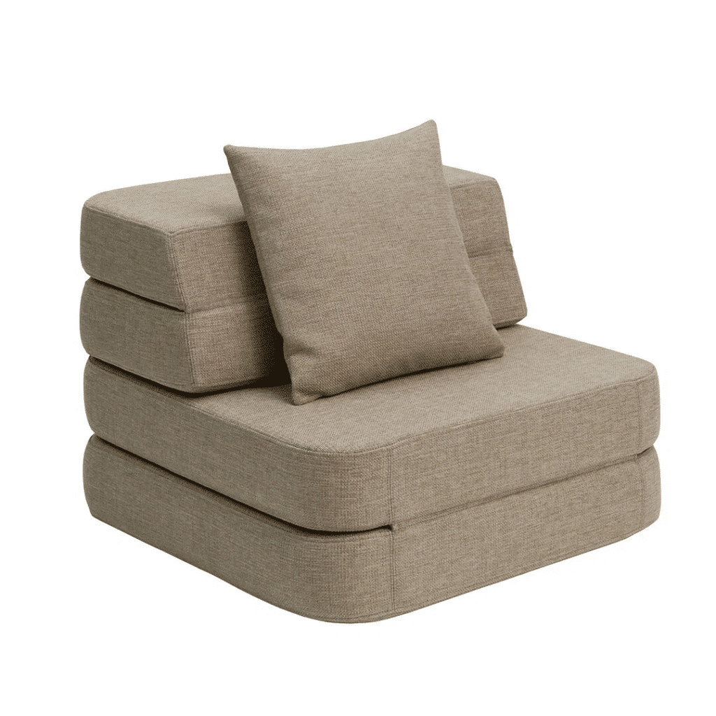 By KlipKlap KK 3 Fold Sofa Single Sand m. Sand 25050015