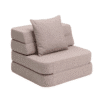 By KlipKlap KK 3 Fold Sofa Single Soft Rose m. Rose 25050016