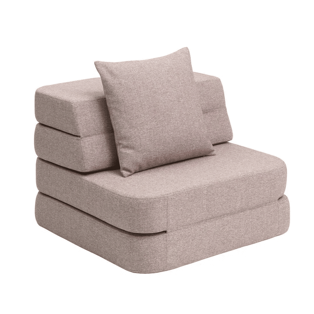 By KlipKlap KK 3 Fold Sofa Single Soft Rose m. Rose 25050016