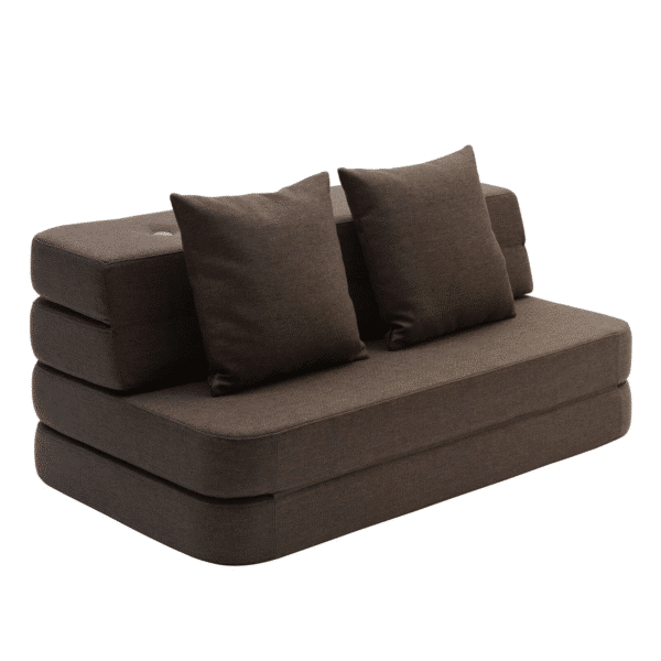 By KlipKlap KK 3 Fold Sofa 120 cm Brun m. Sand 25050178