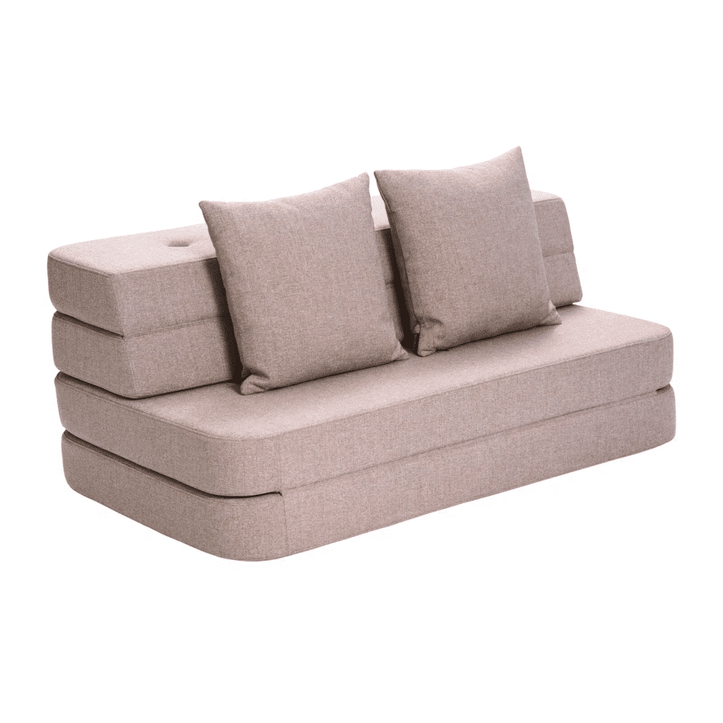 By KlipKlap KK 3 Fold Sofa 120 cm Soft Rose m. Rose 25050219