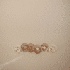 FRIGG 6-Pack Pacifiers - Round Silicone - Cinnamon Charm - Size 2 Article number: 101868 Barcode number: 5715239029405