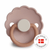 FRIGG Daisy - Round Silicone Pacifier - Biscuit - Size 2