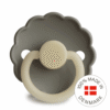 FRIGG Daisy - Round Silicone Pacifier - Portobello Night - Size 2