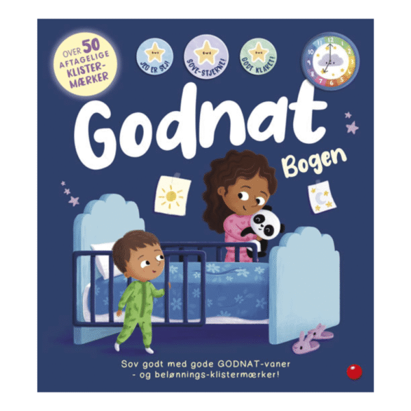 Godnat-bogen med over 50 klistermærker