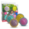 Sanse-prik bolde E705173, 4 små Ø10 cm +6M, pang farver
