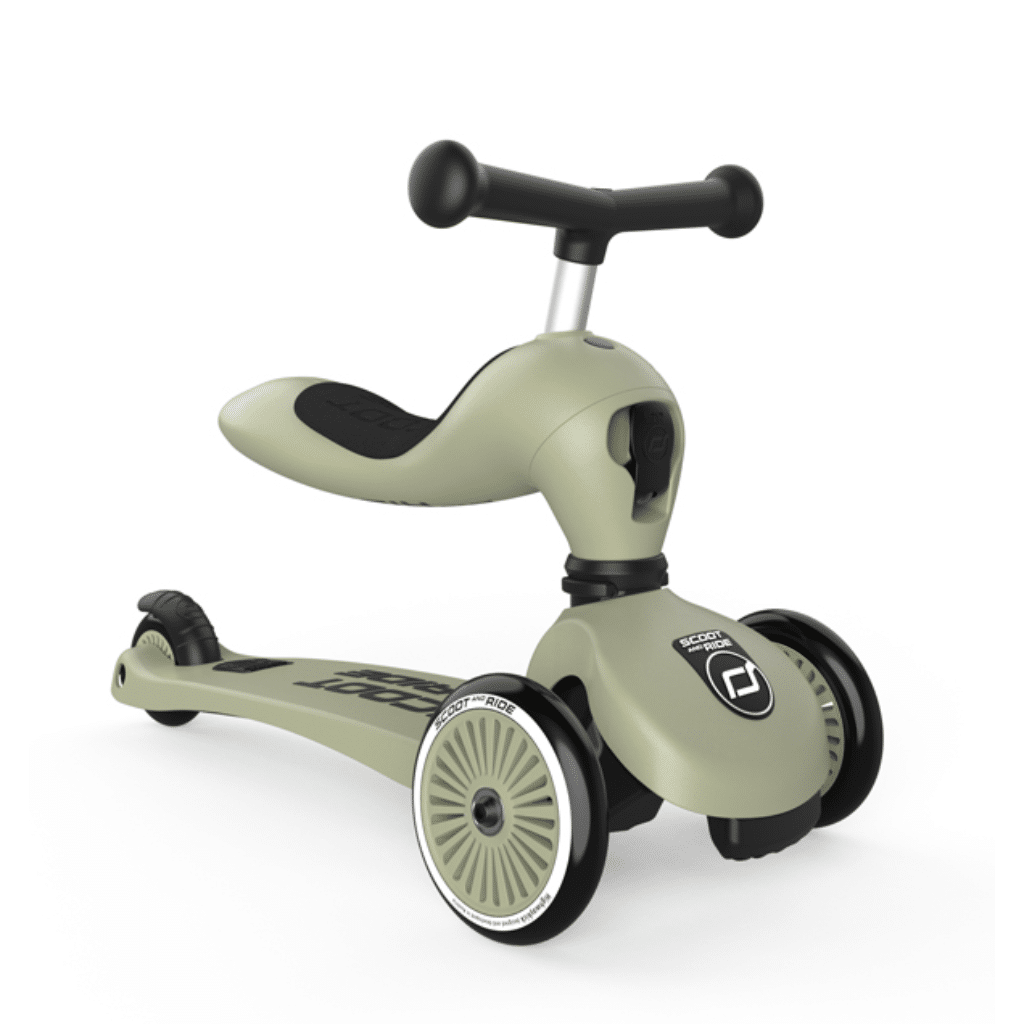 Scoot and Ride Highwaykick 1 Olive 00001
