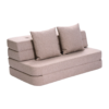 by KlipKlap 3 Fold Sofa 120 cm Soft Rose 100002176