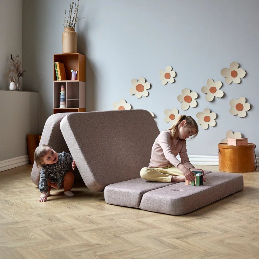 by KlipKlap 3 Fold Sofa 120 cm Soft Rose 100002176 (2)