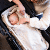 Voksi WOOL WRAP - Warm swaddle bag