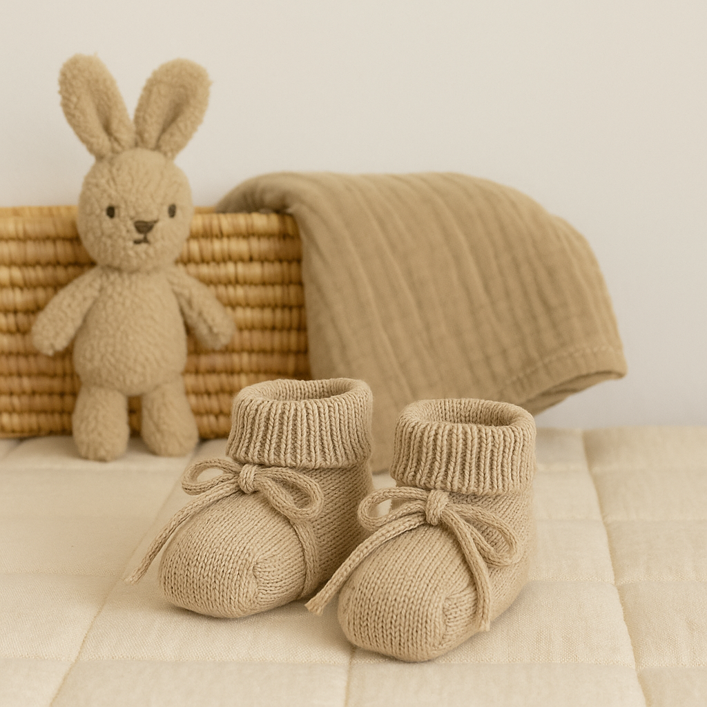 Little Dutch Strikkede futter - beige