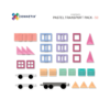 Connetix Pastel Transport - 50 dele
