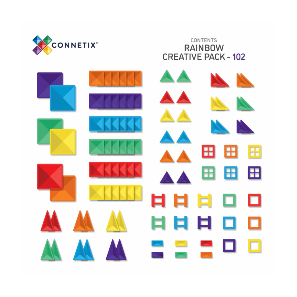 Connetix Rainbow Creative pack, 102 dele