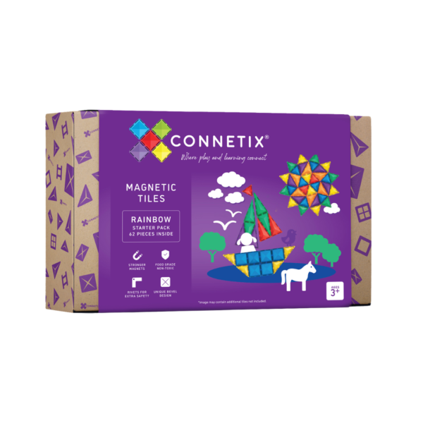 Connetix Rainbow Starter Pack, 60 dele