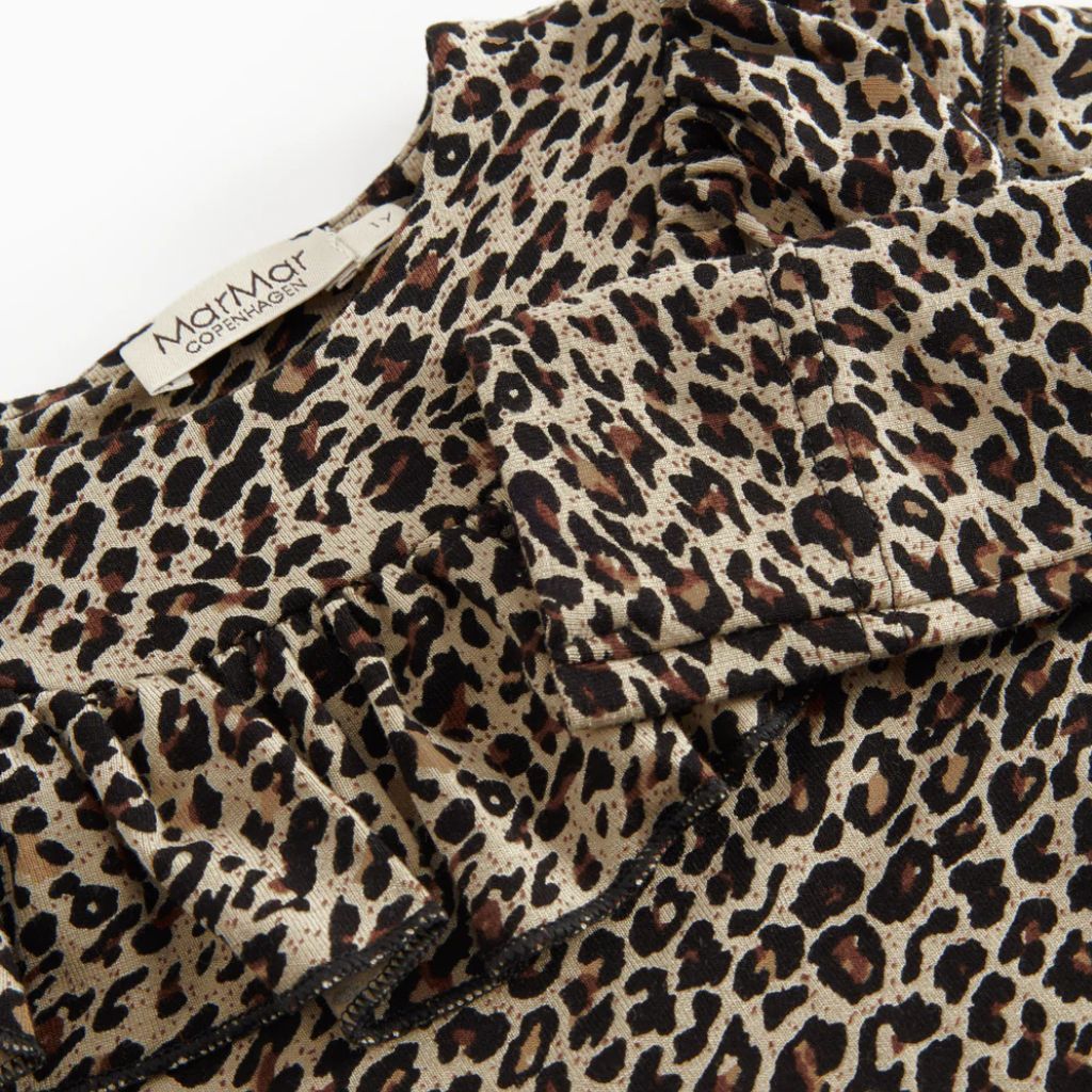 Leopard body MarMar Copenhagen med flæsekrave