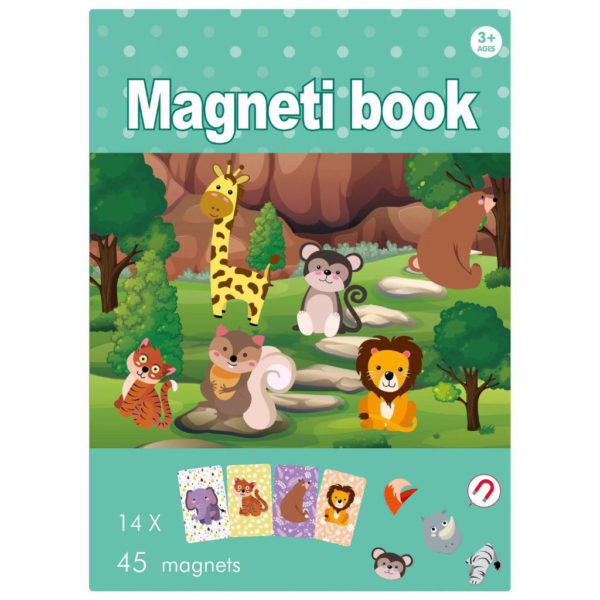 MAGNETBOK ANIMAL WORLD 28-5464 magneti book magnetbog (2)