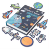 MAGNETBOK space world 28-5465 magneti book magnetbog ud i rummet
