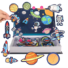 MAGNETBOK space world 28-5465 magneti book magnetbog ud i rummet