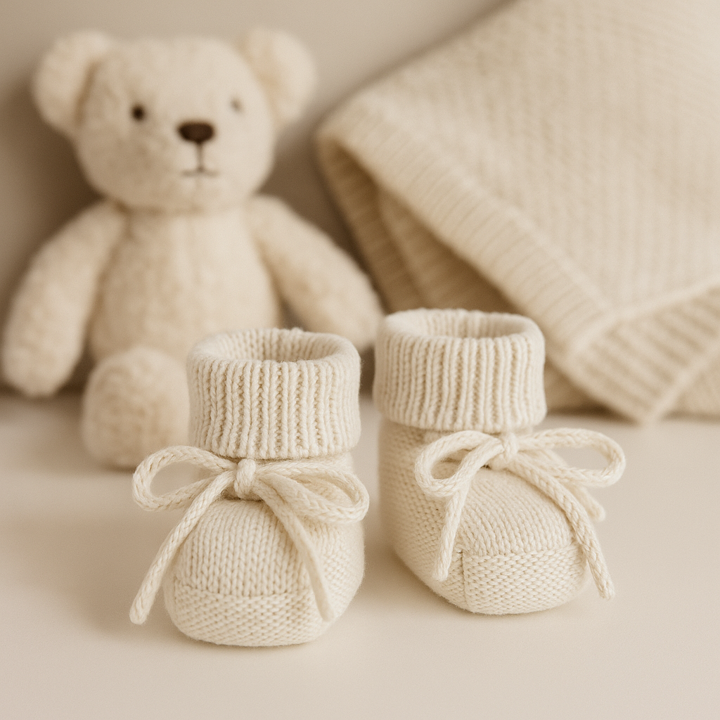 Little Dutch - Strikkede futter - Off White