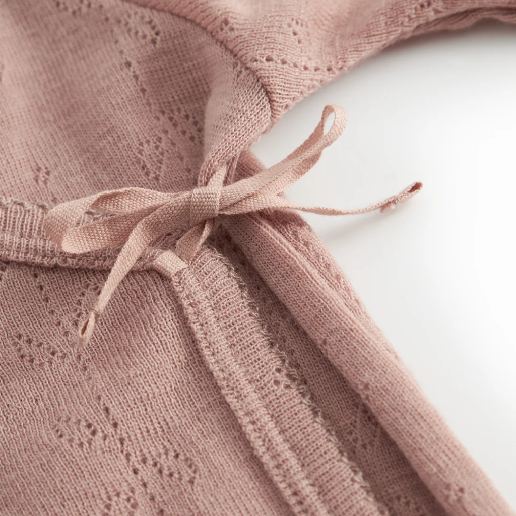 marmar Belita, Uld Pointelle Bodystocking - Burnt Rose