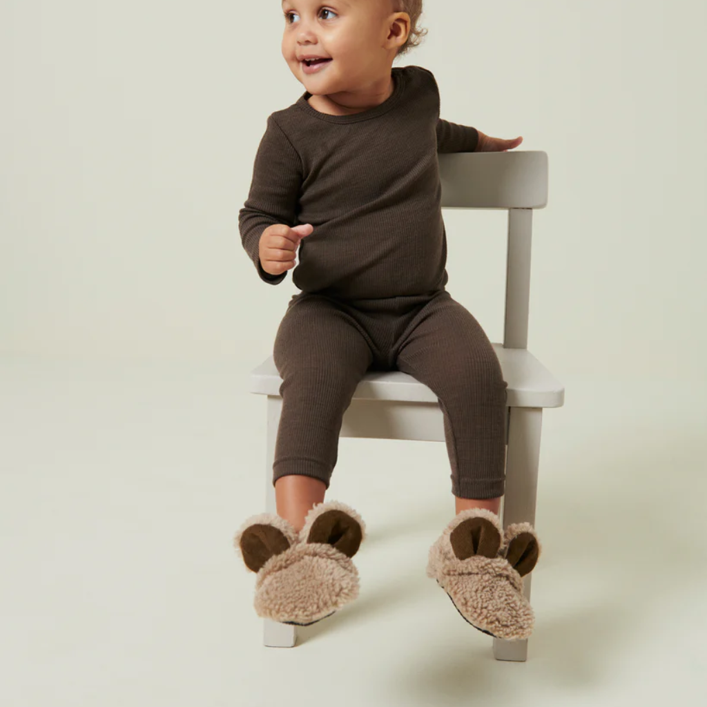 MarMar - Leg, Uld Rib Leggings - Terre