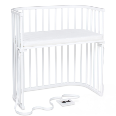 Bedside Crib Boxspring m. Madras - Babybay