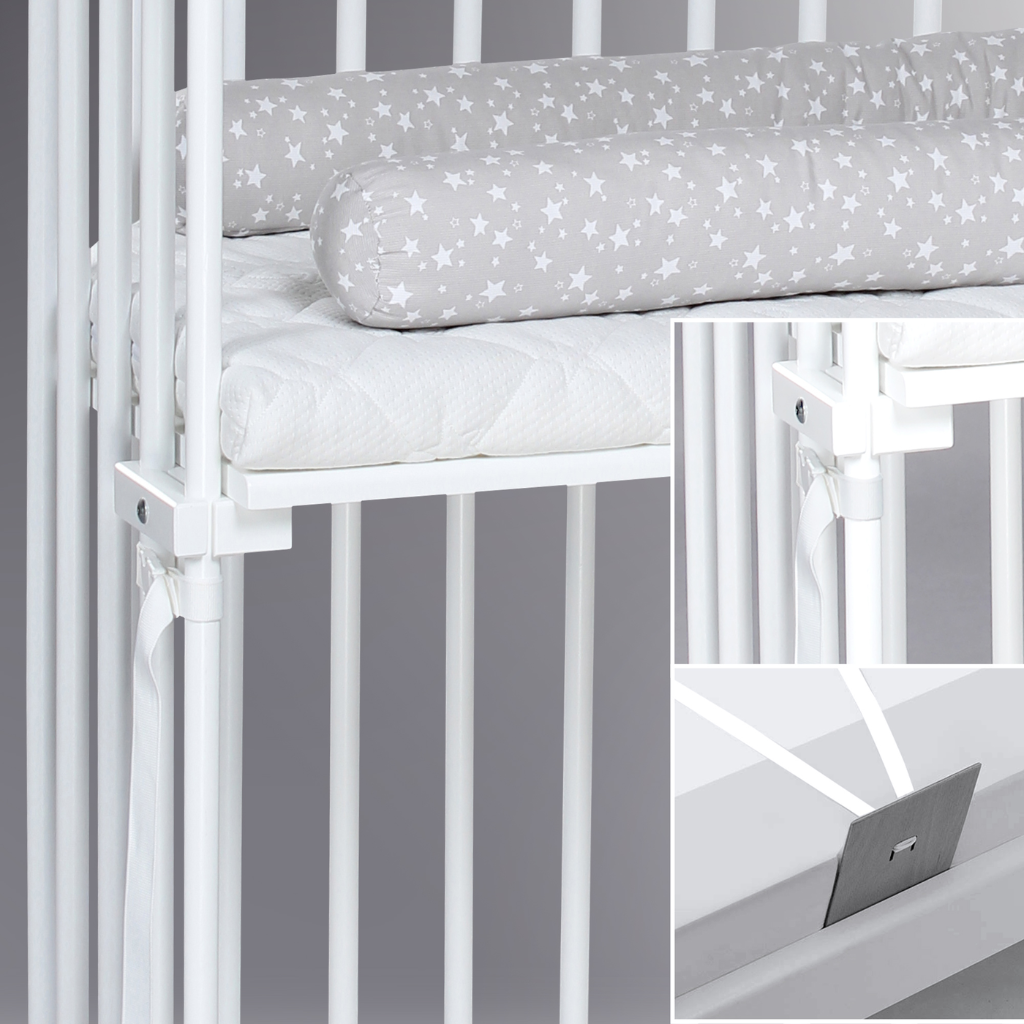 babybay Boxspring co-sleeper, white varnished 166102
