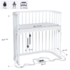 babybay Boxspring co-sleeper, white varnished 166102