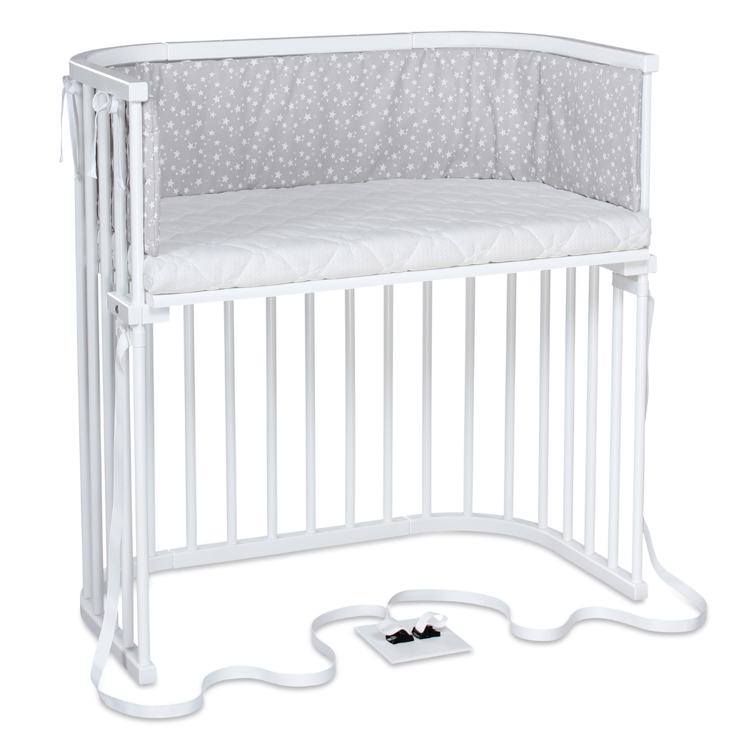 babybay Boxspring co-sleeper, white varnished 166102