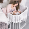 babybay Original co-sleeper, white varnished 100112