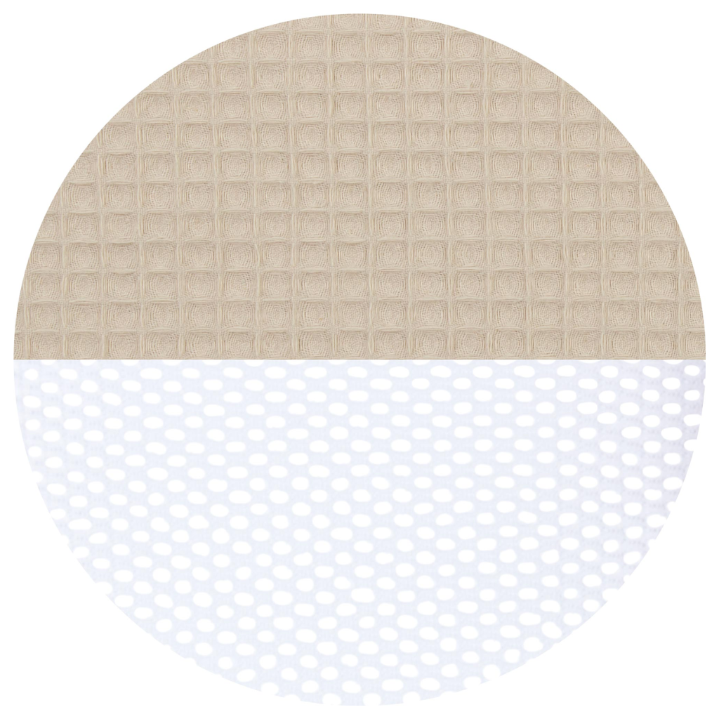 babybay babynest Mesh-Waffle Piqué Honeycomb suitable for model Original, sand