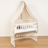 babybay canopy Voile for mobile holder suitable for all models up to 96 cm length, transparent sengehimmel