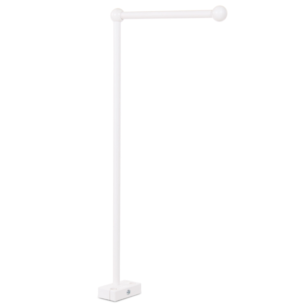 babybay mobile holder suitable for all models with round bars, white varnished uroholder