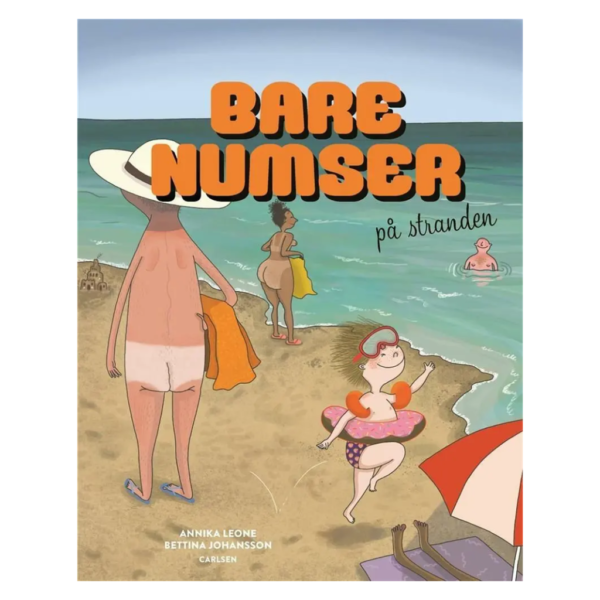 bare numser på stranden
