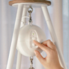 Moonboon stativ cream white med basic connect motor